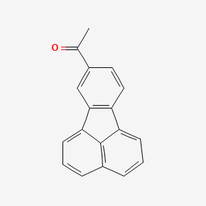 molecular formula C18H12O B14305346 Ethanone, 1-(8-fluoranthenyl)- CAS No. 114829-31-1