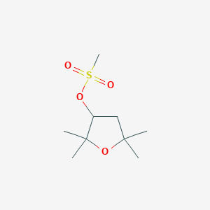 2,2,5,5-Tetramethyloxolan-3-yl methanesulfonate