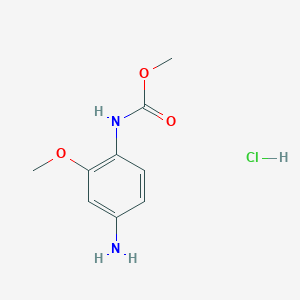 Methyl (4-amino-2-methoxyphenyl)carbamate hydrochloride