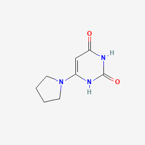6-(pyrrolidin-1-yl)pyrimidine-2,4(1H,3H)-dione