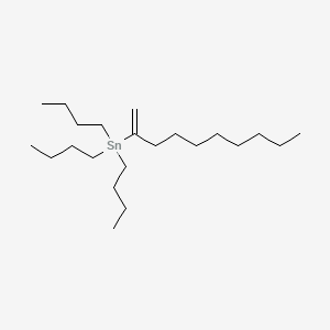 molecular formula C22H46Sn B14305459 Tributyl(dec-1-EN-2-YL)stannane CAS No. 112164-71-3