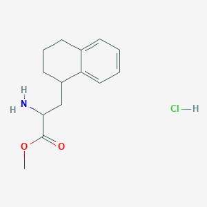 Methyl 2-amino-3-(1,2,3,4-tetrahydronaphthalen-1-yl)propanoate hydrochloride