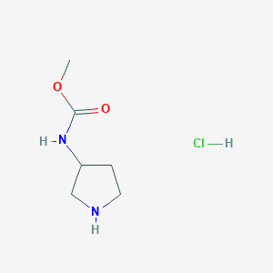 methyl N-(pyrrolidin-3-yl)carbamate hydrochloride