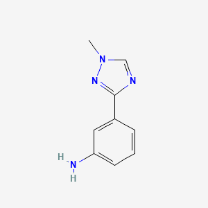 3-(1-methyl-1H-1,2,4-triazol-3-yl)aniline