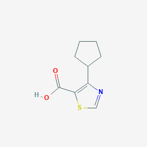 4-Cyclopentyl-1,3-thiazole-5-carboxylic acid