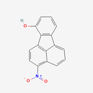 molecular formula C16H9NO3 B14305547 4-Nitro-7-fluoranthenol CAS No. 115664-57-8