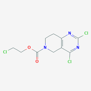 2-Chloroethyl 2,4-dichloro-7,8-dihydropyrido[4,3-d]pyrimidine-6(5H)-carboxylate