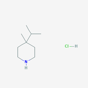 4-Methyl-4-(propan-2-yl)piperidine hydrochloride