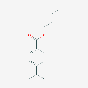 molecular formula C14H22O2 B14305619 Butyl 4-(propan-2-yl)cyclohexa-1,3-diene-1-carboxylate CAS No. 116472-05-0