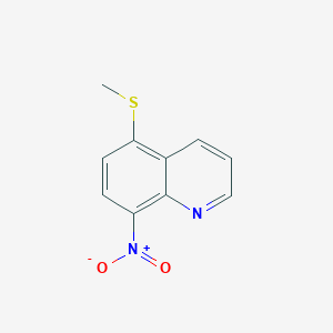 5-(Methylsulfanyl)-8-nitroquinoline