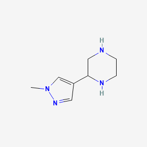 2-(1-methyl-1H-pyrazol-4-yl)piperazine