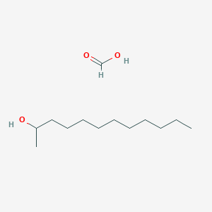 molecular formula C13H28O3 B14305748 Dodecan-2-ol;formic acid CAS No. 113366-24-8