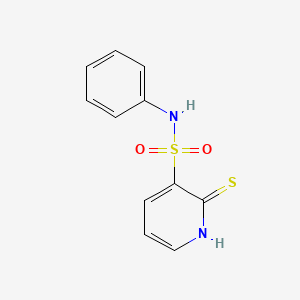 N-phenyl-2-thioxo-1,2-dihydropyridine-3-sulfonamide