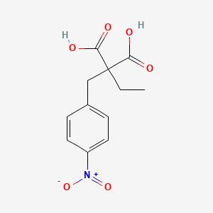 2-Ethyl-2-[(4-nitrophenyl)methyl]propanedioic acid