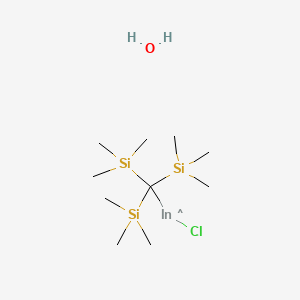 molecular formula C10H29ClInOSi3 B14305875 Chloro[tris(trimethylsilyl)methyl]indiganyl--water (1/1) CAS No. 112402-92-3