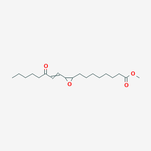 molecular formula C19H32O4 B14305917 Methyl 8-[3-(3-oxooct-1-EN-1-YL)oxiran-2-YL]octanoate CAS No. 119238-42-5