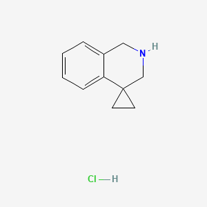 2',3'-dihydro-1'H-spiro[cyclopropane-1,4'-isoquinoline] hydrochloride