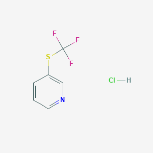 3-[(Trifluoromethyl)sulfanyl]pyridine hydrochloride