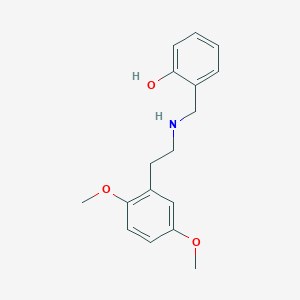 molecular formula C17H21NO3 B1430598 2-({[2-(2,5-Dimethoxyphenyl)ethyl]amino}methyl)phenol CAS No. 919797-17-4