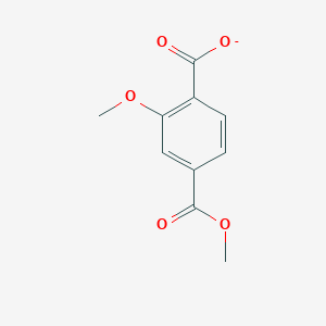 molecular formula C10H9O5- B1430602 2-Methoxy-4-(methoxycarbonyl)benzoate CAS No. 256936-25-1