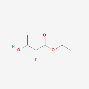 molecular formula C6H11FO3 B1430603 Ethyl 2-fluoro-3-hydroxybutanoate CAS No. 37032-41-0