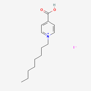 Pyridinium, 4-carboxy-1-octyl-, iodide