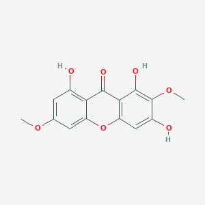 molecular formula C15H12O7 B14306059 1,3,8-Trihydroxy-2,6-dimethoxy-9H-xanthen-9-one CAS No. 116368-97-9