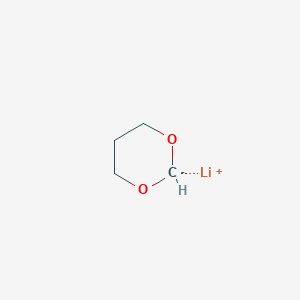 molecular formula C4H7LiO2 B14306061 Lithium 1,3-dioxan-2-ide CAS No. 118418-18-1