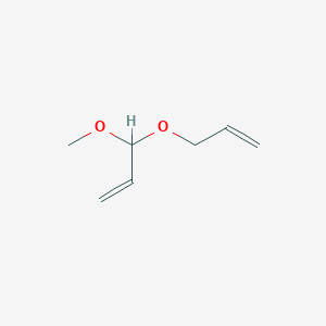 molecular formula C7H12O2 B14306067 3-Methoxy-3-[(prop-2-en-1-yl)oxy]prop-1-ene CAS No. 113443-66-6
