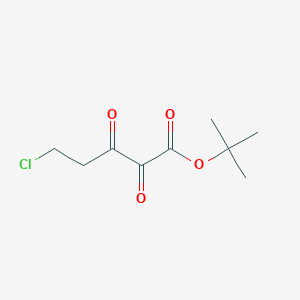 molecular formula C9H13ClO4 B14306102 tert-Butyl 5-chloro-2,3-dioxopentanoate CAS No. 117917-42-7