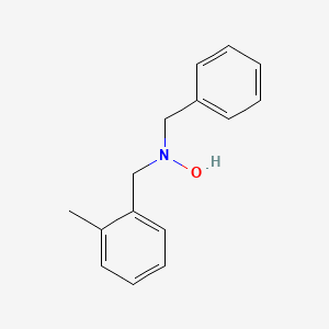 molecular formula C15H17NO B14306105 N-Benzyl-N-hydroxy-1-(2-methylphenyl)methanamine CAS No. 112997-84-9