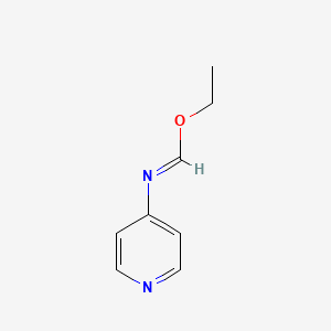 molecular formula C8H10N2O B1430611 ethyl N-(pyridin-4-yl)carboximidate CAS No. 16705-92-3