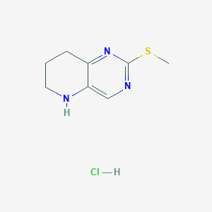 2-(Methylthio)-5,6,7,8-tetrahydropyrido[3,2-d]pyrimidine Hydrochloride