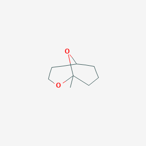 molecular formula C8H14O2 B14306122 1-Methyl-2,9-dioxabicyclo[3.3.1]nonane CAS No. 116409-36-0