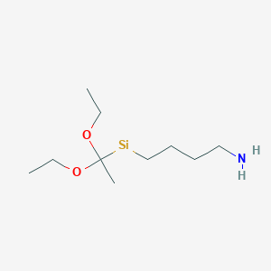 molecular formula C10H23NO2Si B14306170 CID 53938553 