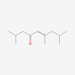 molecular formula C12H22O B1430623 5-Nonen-4-one, 2,6,8-trimethyl-, (E)- CAS No. 61301-31-3