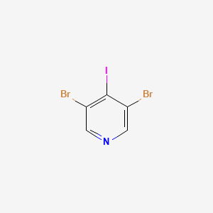 molecular formula C5H2Br2IN B1430625 3,5-Dibromo-4-iodopyridine CAS No. 1214383-75-1