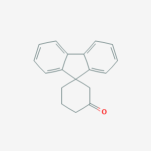 molecular formula C18H16O B14306258 Spiro[cyclohexane-3,9'-fluorene]-1-one 