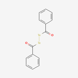 molecular formula C14H10O2Te2 B14306264 Te-benzoyltellanyl benzenecarbotelluroate CAS No. 113659-98-6