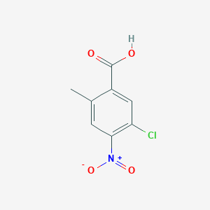 molecular formula C8H6ClNO4 B1430629 5-Chloro-2-methyl-4-nitrobenzoic acid CAS No. 1401423-30-0
