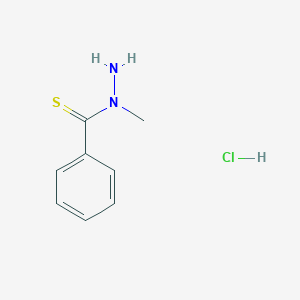molecular formula C8H11ClN2S B1430630 N-Methyl-N-thiobenzoylhydrazine hydrochloride CAS No. 52816-36-1