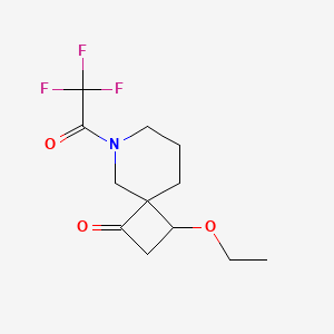 3-Ethoxy-6-(trifluoroacetyl)-6-azaspiro[3.5]nonan-1-one