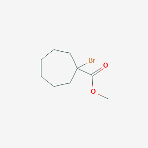 molecular formula C9H15BrO2 B1430642 Methyl 1-bromocycloheptane-1-carboxylate CAS No. 1065573-86-5