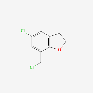 5-Chloro-7-(chloromethyl)-2,3-dihydro-1-benzofuran