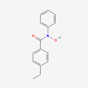 molecular formula C15H15NO2 B14306503 4-Ethyl-N-hydroxy-N-phenylbenzamide CAS No. 113389-01-8