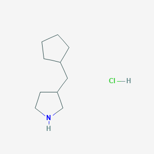 3-(Cyclopentylmethyl)pyrrolidine hydrochloride