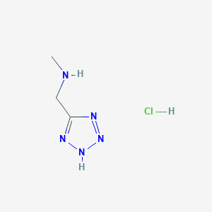 methyl(1H-1,2,3,4-tetrazol-5-ylmethyl)amine hydrochloride
