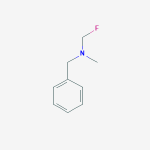 molecular formula C9H12FN B14306595 N-Benzyl-1-fluoro-N-methylmethanamine CAS No. 113509-67-4