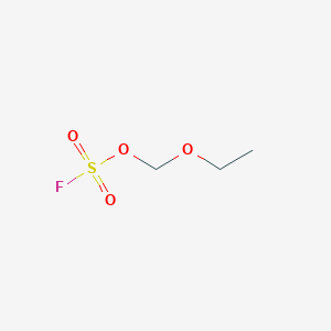molecular formula C3H7FO4S B14306619 Ethoxymethyl sulfurofluoridate CAS No. 114310-76-8