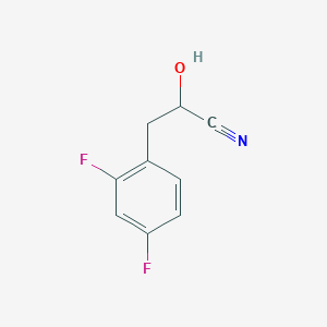 3-(2,4-Difluorophenyl)-2-hydroxypropanenitrile